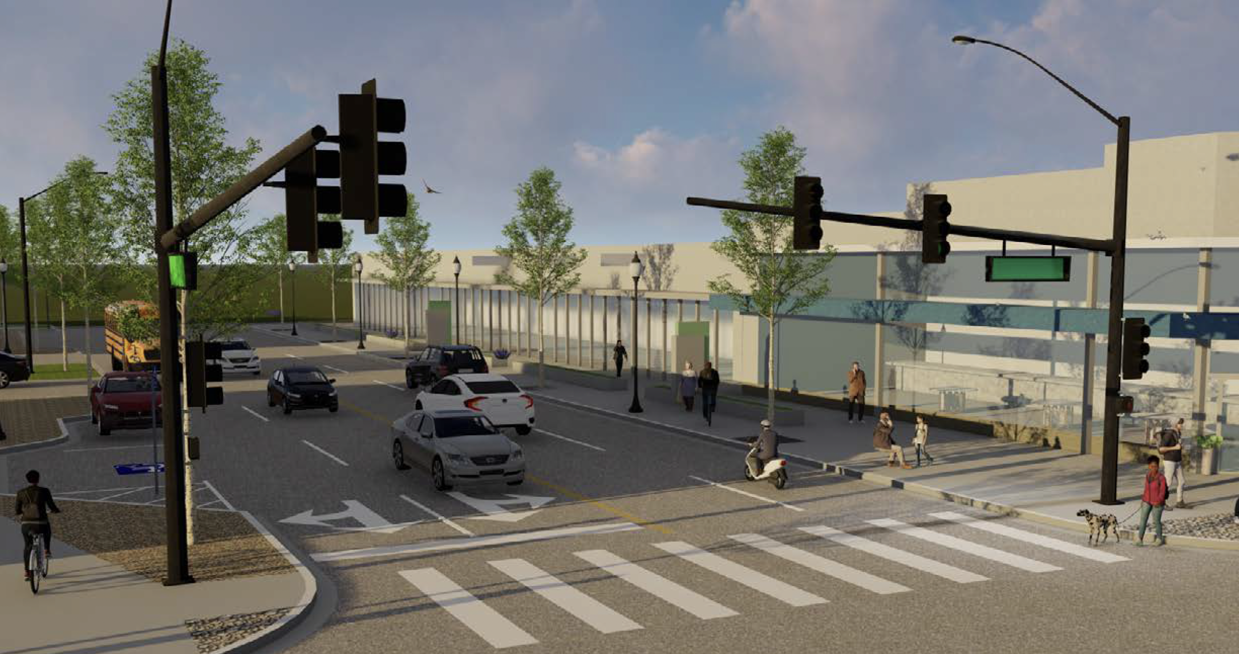 Rendering of NW 23rd street.