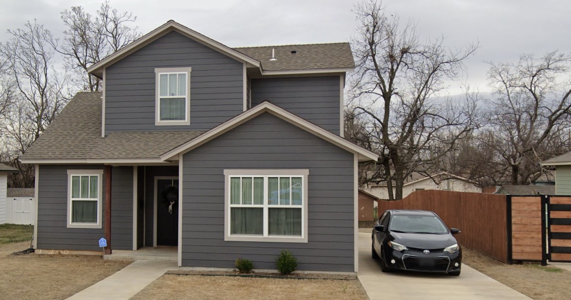 Exterior of a house on NE 17 & Euclid in OKC