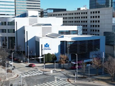 Exterior view of the Jim Norick Downtown Library